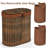 Plastic and Canvas Laundry Hamper-2087570421