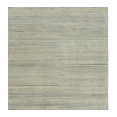 One-of-a-Kind 10'5x10'6 2010s Square Wool Area Rug