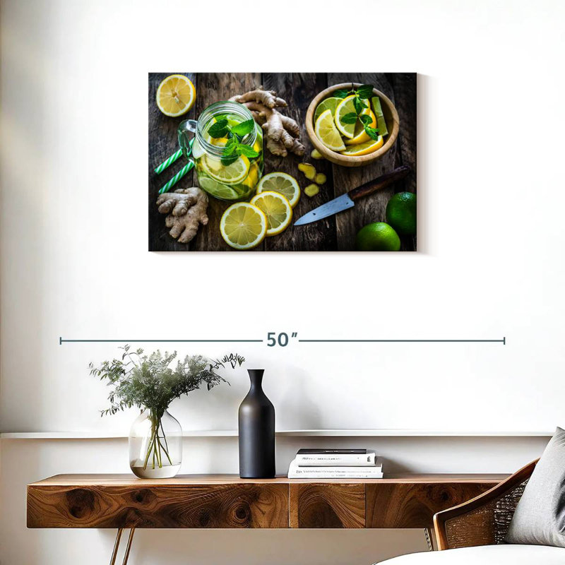 Yarlin Lemon Kitchen, 20" H x 30" W