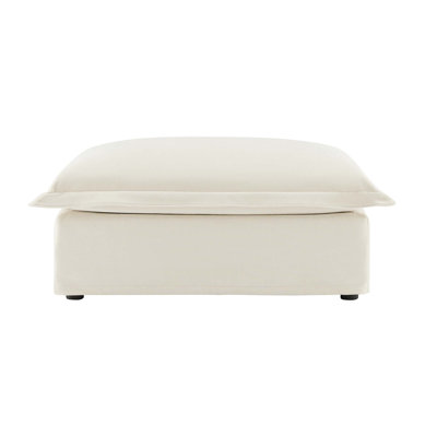 Repose-pieds Koala - Confort luxueux avec housses amovibles et structure en bois robuste pour la vie moderne