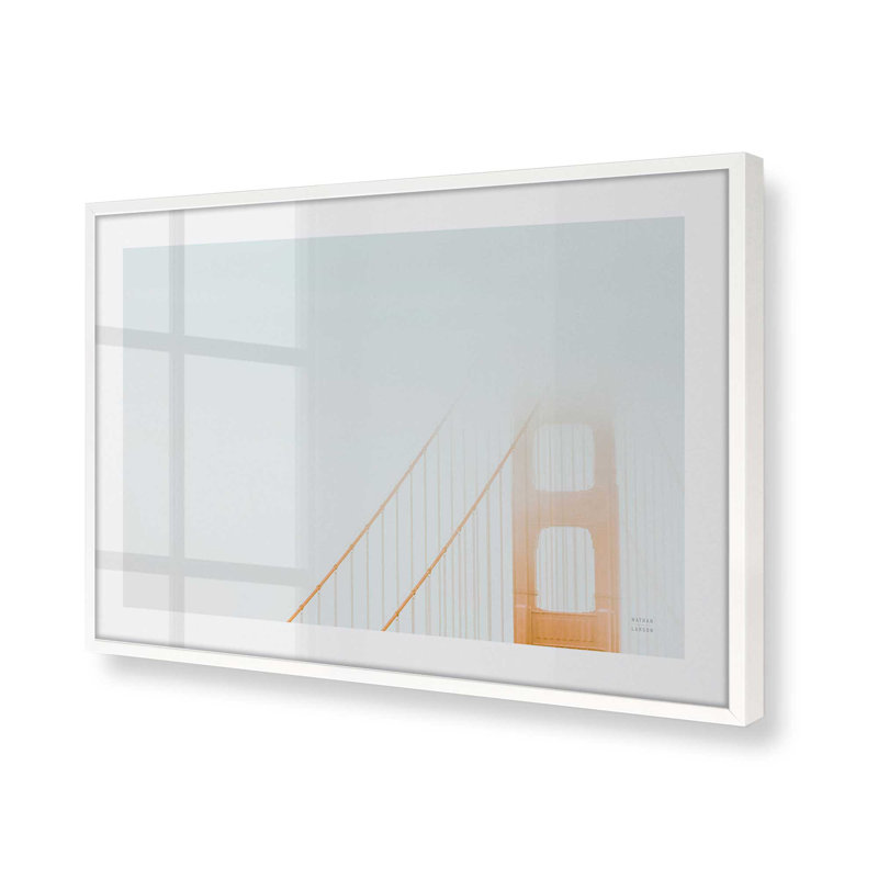 Impression suspendue dans la brume matinale, Blanc opaque, H 17 po x l 21 po
