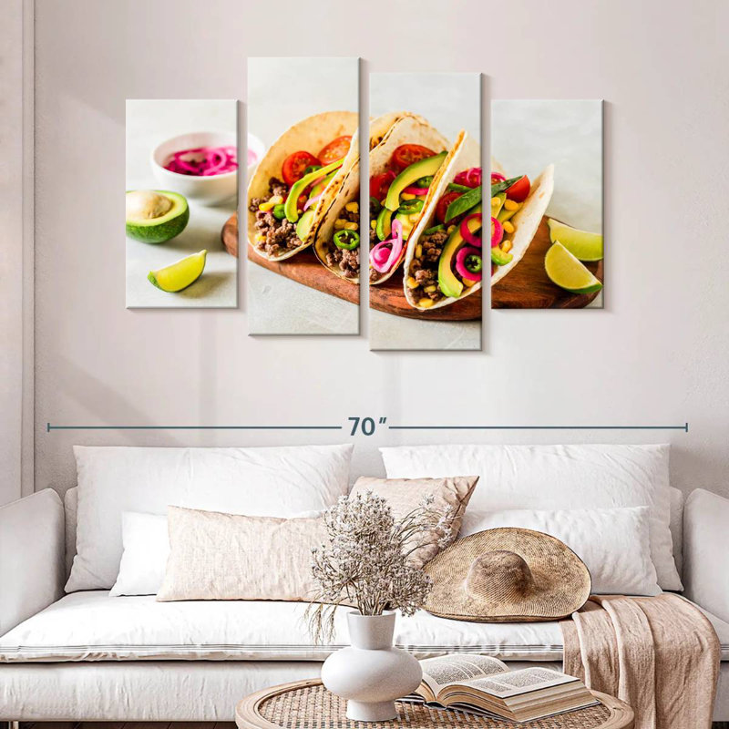 Tacos frais Yarlin, H 32 po x l 52 po