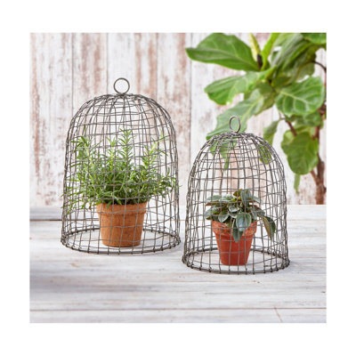 Ensemble de cloche de jardin en métal / 2