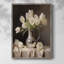 Reproduction encadrée FLORAL Series DCCXCVI - bois massif-945459006