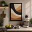 Flowing Forms Mid-Century - Wrapped Canvas-500871260-500871263
