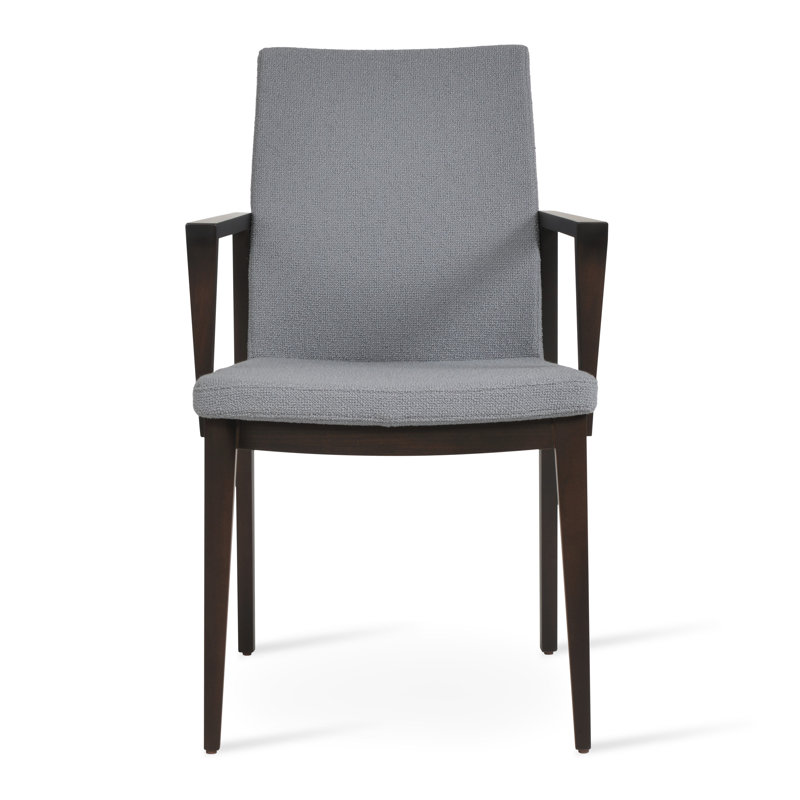 Fauteuil Pasha, gris, Noir