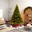 Sapin de Noël vert plume artificielle avec lumières DEL-1754742210