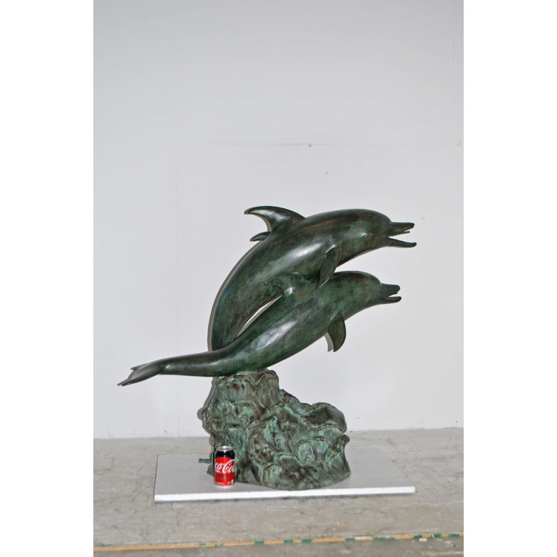 Vale Copper Three Dolphins Fountain