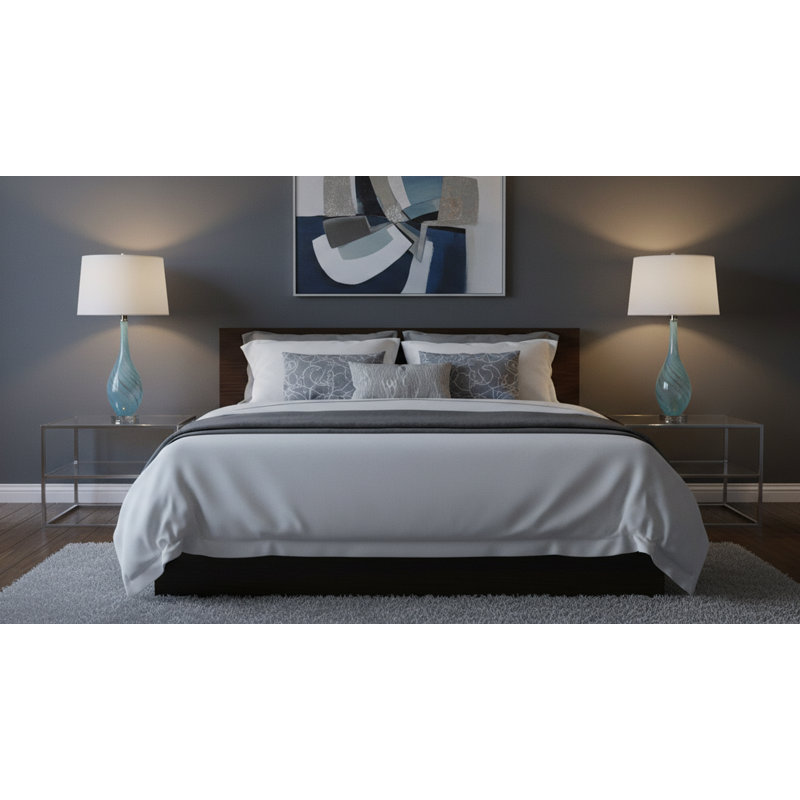 Brescia Ceramic Table Lamp, Light Blue