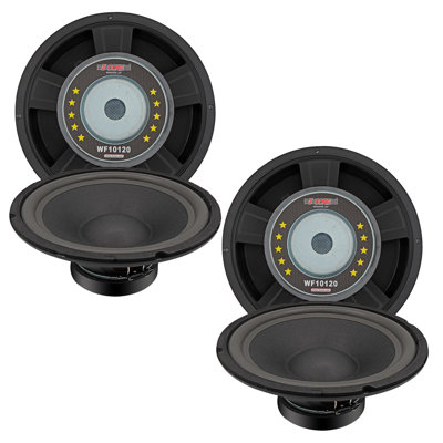 5 haut-parleurs de 10 pouces pour caisson de basses et haut-parleur de caisson de basses de 600 W avec 4 W et un aimant de 30 oz WF 10120 4 Ohm 2 PCS