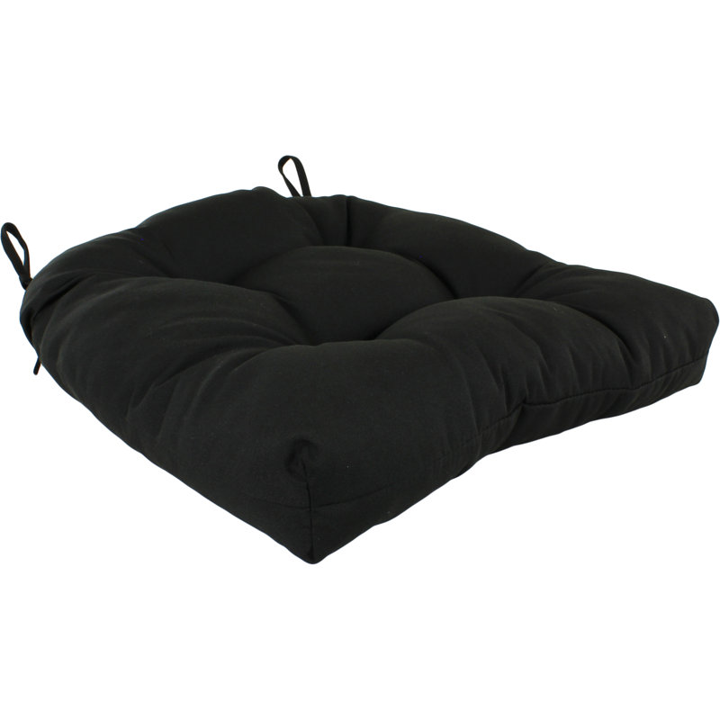 Outdoor 3'' Seat Cushion, Black