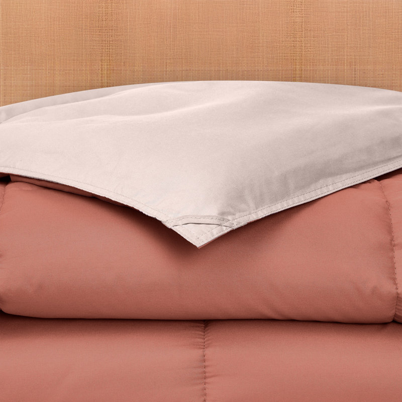 Modern Threads Sanctuary by PCT Down Alternative Microfiber Quilted Reversible Comforter & Duvet Insert - Soft, Comfortable Alternative to Goose Down - Bedding for All Seasons