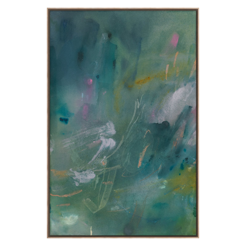 They Can't Take That Away From Me Print by Allison Rohland, 30" H x 20" W x 2" D, Maple Framed