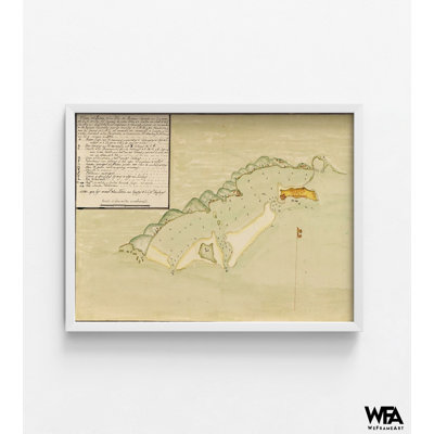 «Honduras 1782 Port Royal Harbour, décor de salle de classe historique, art mural d'entrée de bureau, affiche de Port Royal Island, impression de cadeau d'histoire