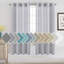Paire de rideaux semi-transparents avec œillets Hywell-1268837093-1268837091