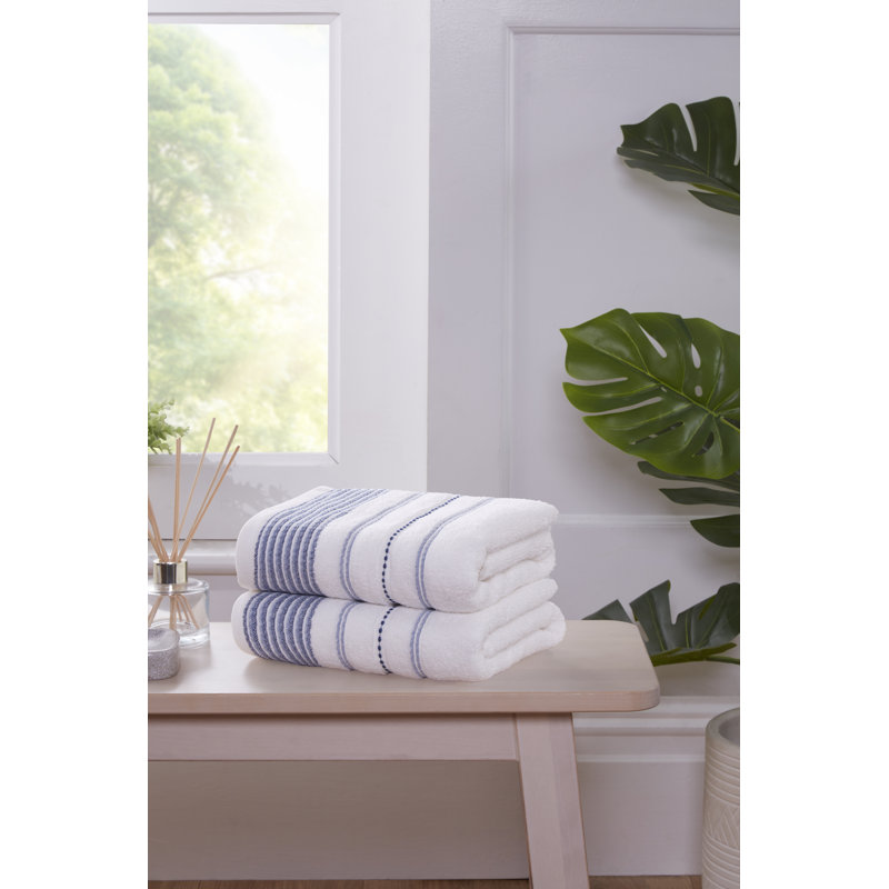 100% Cotton Hand Towel, Blue