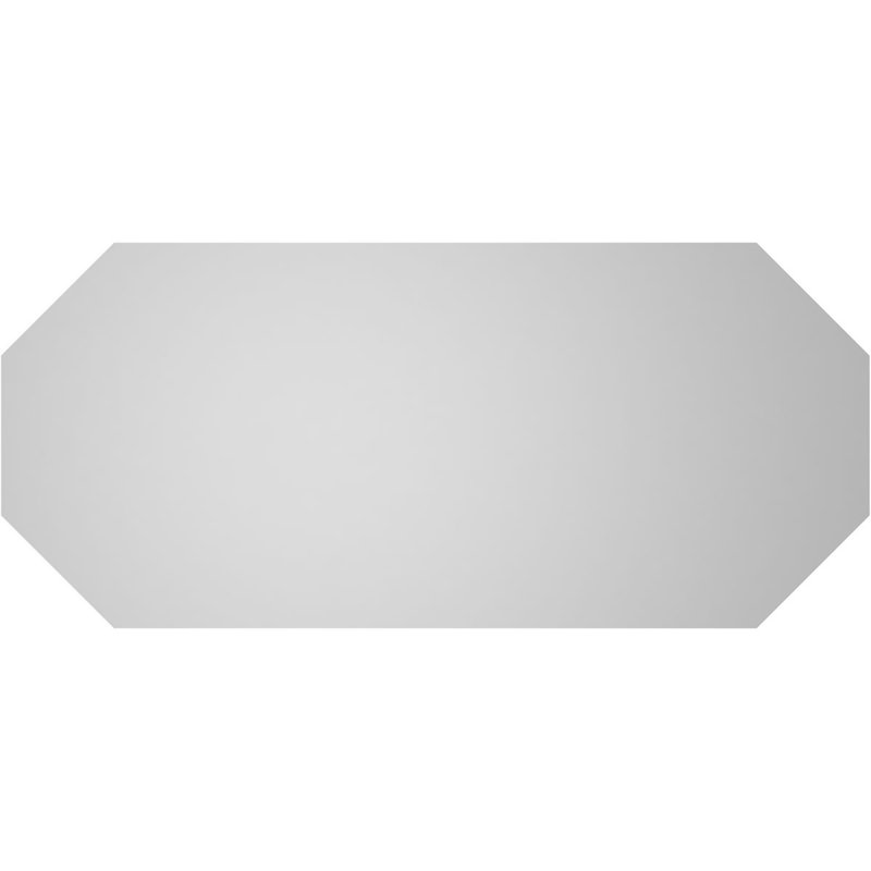 Évent horizontal gondole allongé en surface octogonal Signature, H 16 po x l 36 po x P 1 po