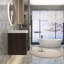 Ensemble de meuble-lavabo simple 29 po mural-311687158