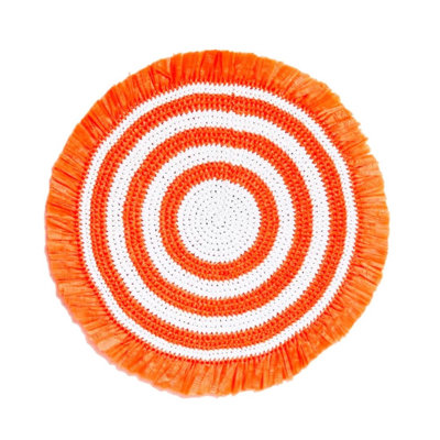 Napperons tissés à franges