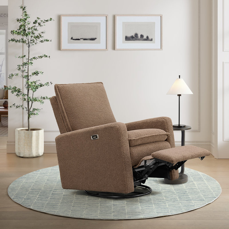 Chaise berçante inclinable et coulissante Oxford Baby Uptown, Brown Teddy