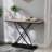 47.4" Rectangular Console Table with Wooden Top and Metal Frame-531496454