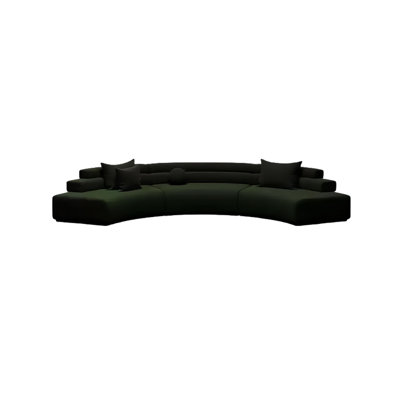 Semi-circular curved light luxury negotiation sofa
