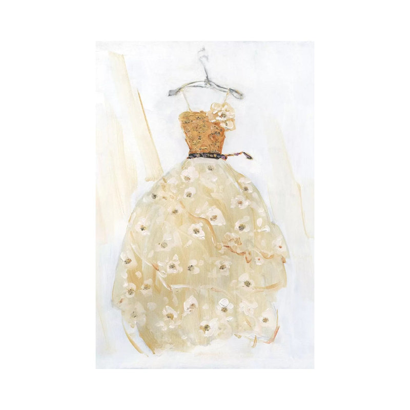 Ball Gown I by Sally Swatland - Wrapped Canvas Gallery-Wrapped Canvas Giclée