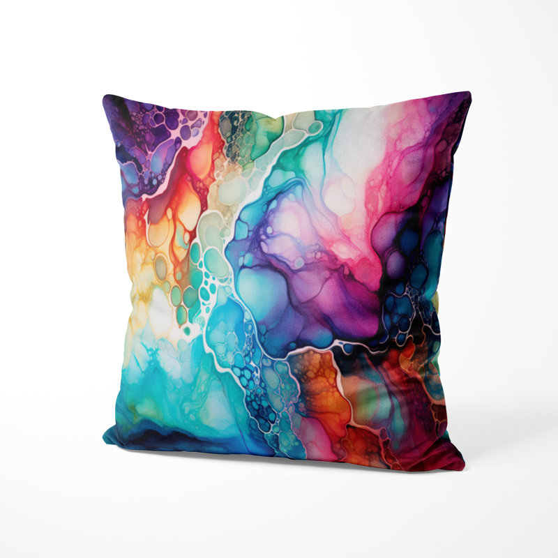 Coussin Rainbow, H 20 po x l 20 po