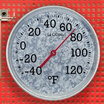 Indoor/Outdoor Thermometer Wall Large Jumbo Giant 39x6 cm Celsius and  Fahrenheit