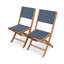 Hatteras 6 - Person Wood Patio Dining Set with Rectangular Table-2022893810
