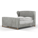 Herbert Upholstered Wingback Bed