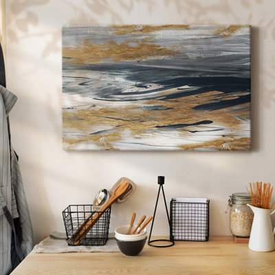 Tumultuous Navy-Gallery Wrapped Canvas