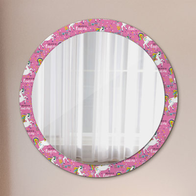Huldar Glass Flat Wall Mirror