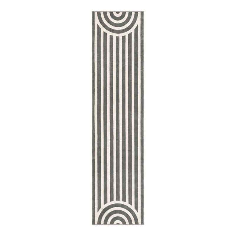 Unique Loom Lines Whimsy Kids Rug, Runner 2' x 8'