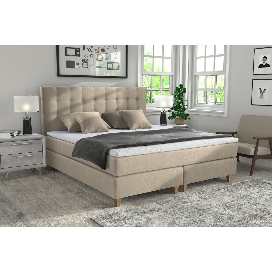 Echtes Summerall Boxspringbett mit Kaltschaum-Topper, extra lang