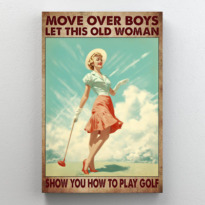 " Show You How to Play Golf " Graphic Art Print