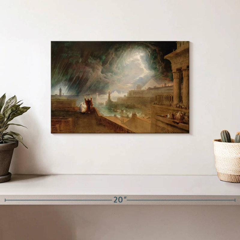 Adella The Seventh Plague, 8" H x 12" W