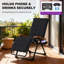 Chaise inclinable d'extérieur PURPLE LEAF-1587400328