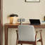 Élégant bureau de coin en bois massif de style rétro-964012185