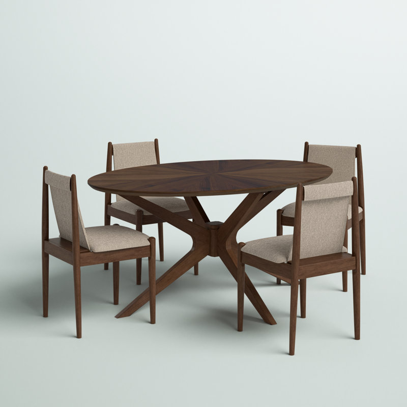 Bayah 4 - Person Pedestal Dining Set