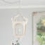 Lustre en bois à quatre lumières