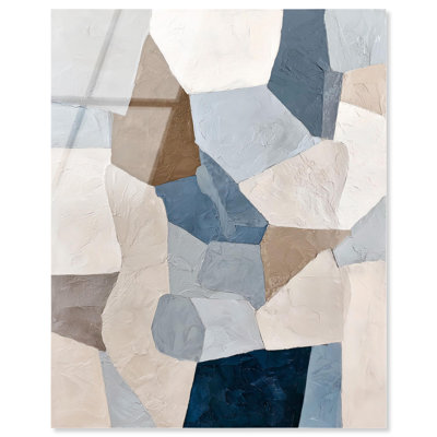 Composition of Solids II, reproduction d'art acrylique sur toile par Art Remedy, prête à être suspendue, 16 x 20