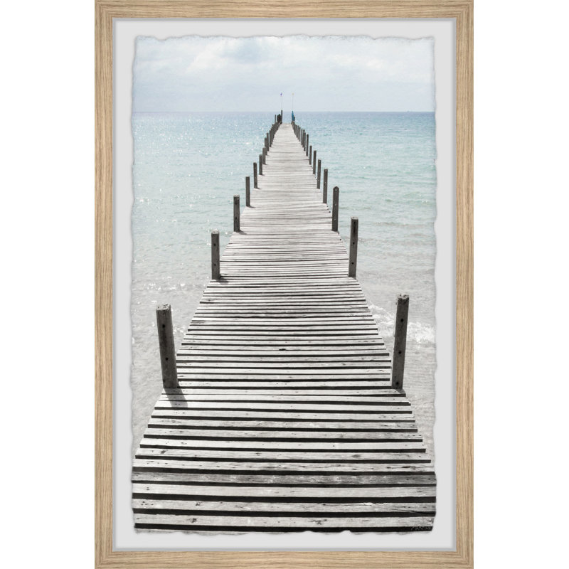 «The Long Dock», reproduction encadrée, H 30 po x l 20 po