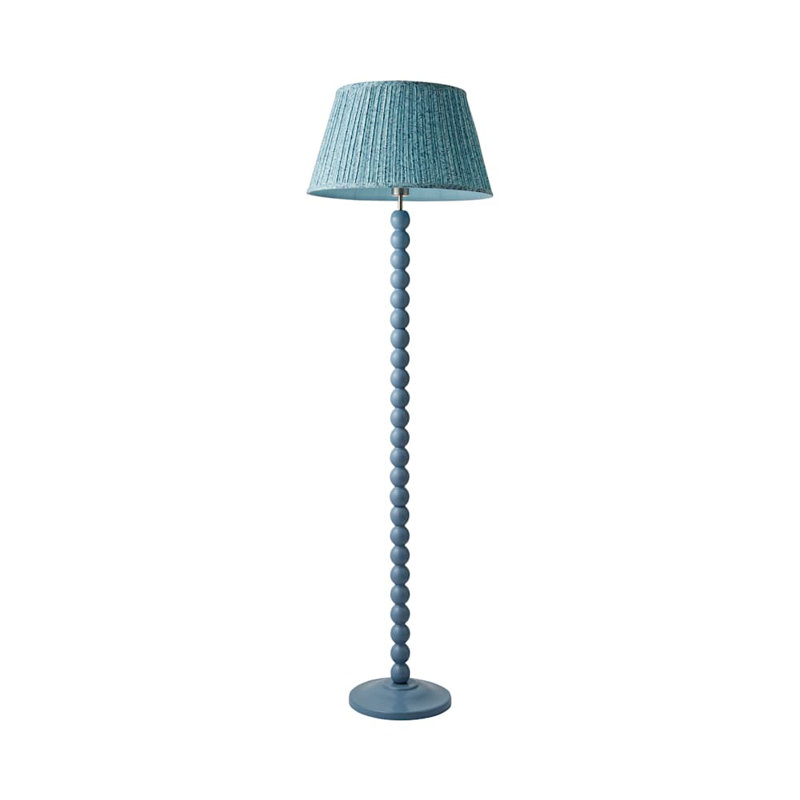 Accardi 150cm Matte Traditional Floor Lamp, Yes, Blue