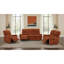 Canapé inclinable orange brûlé Trask-355920315