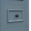 Meuble-lavabo 36 po avec lavabo, meuble-lavabo gris-bleu avec tiroir rabattable, 3 tiroirs, 2 portes à fermeture en douceur, bois massif et panneau de fibres à densité moyenne, quincaillerie noire élégante-617417494