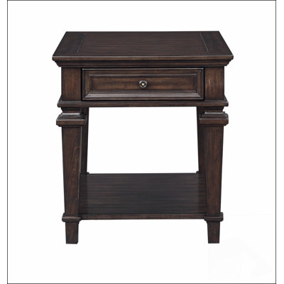 Table de bout avec tiroir de rangement Traditional Design