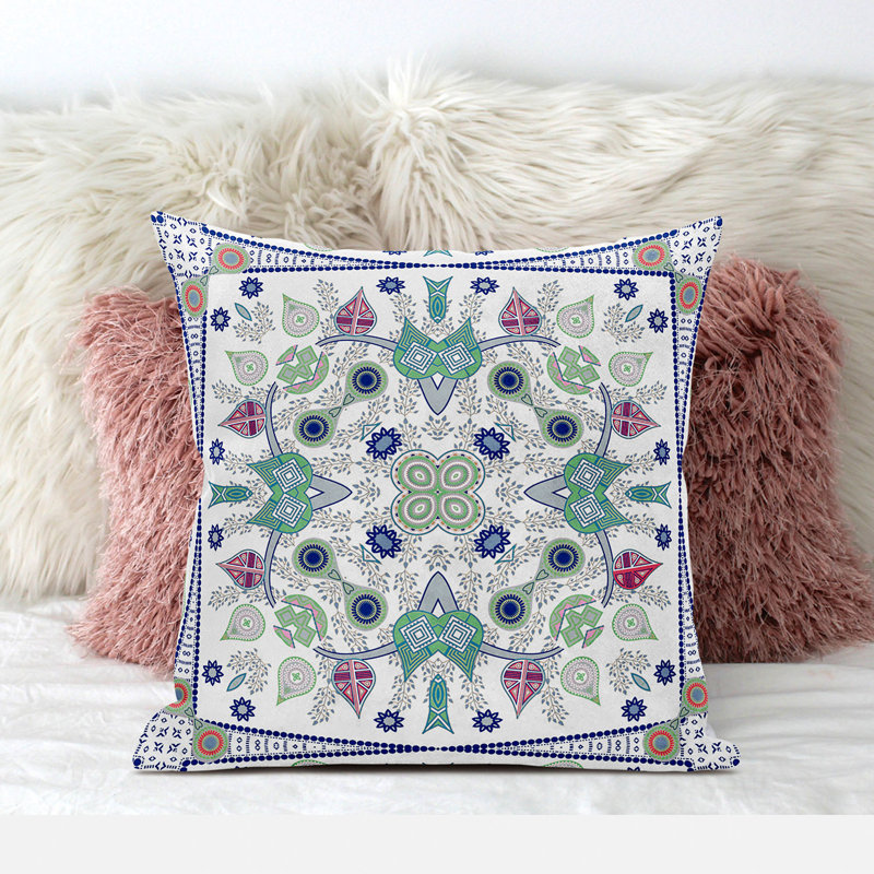 Coussin 18 po x 18 po, Blanc cassé
