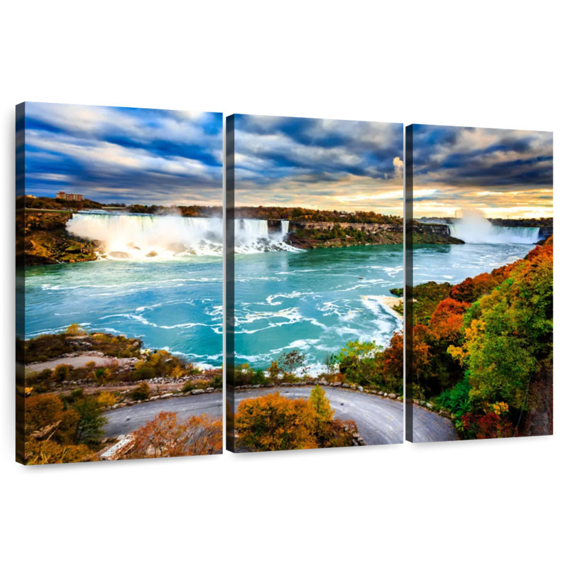 Alvord, chutes du Niagara en automne, H 42 po x l 65 po