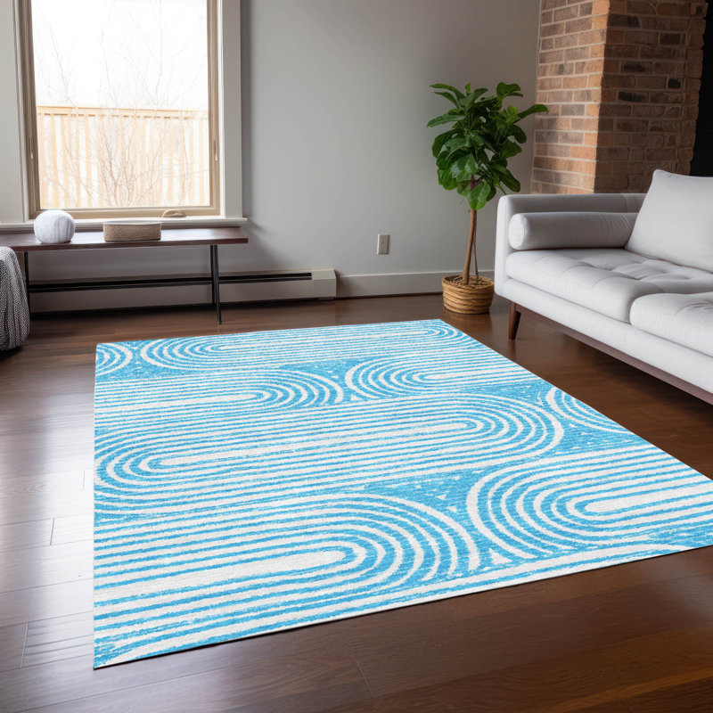 Tapis intérieur / extérieur Kinslee, Rectangle 3 pi x 5 pi